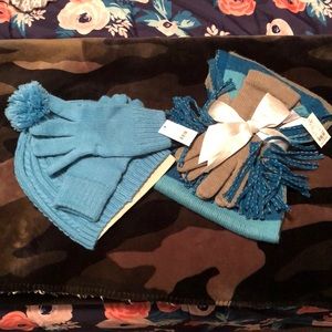 Hat, Scarf, and two pairs of Gloves